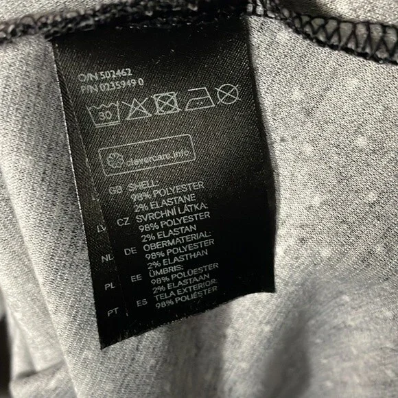 H&M Sleeveless Polka Dots Black White Skater Dress Size Small - Picture 9 of 9